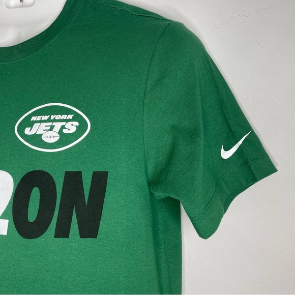 NIKE x NFL NY JETS The Nike Tee Short Sleeve Zach Wilson #2 Football Tee T-Shirt - Picture 3 of 7
